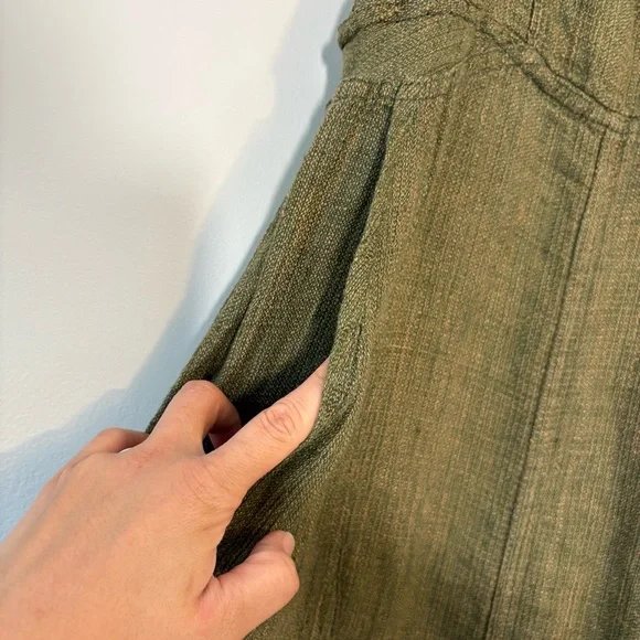 Flax Forest Green Maxi Dress - Picture 5 of 13